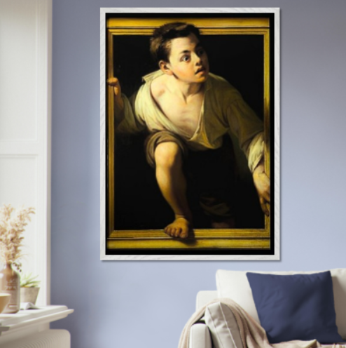 Il ragazzo che esce dal quadro - Michelangelo Merisi da Caravaggio - 1596–1598