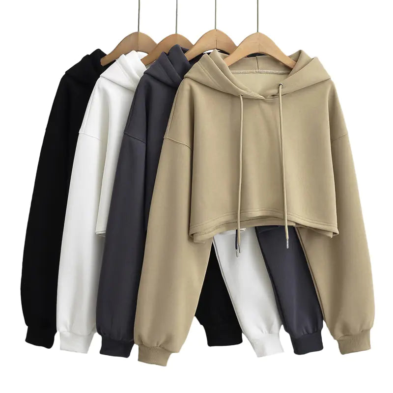 Maglione con cappuccio e coulisse da donna autunno 2025/2026