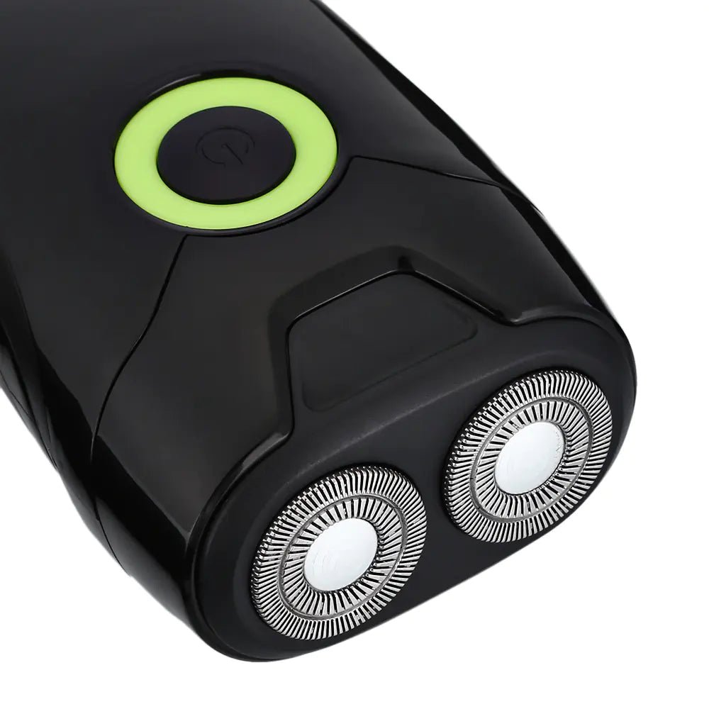 Rasoio elettrico rotante a doppia testina KM-202A