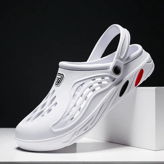 Sandali Estivi Uomo in EVA – Scarpe Casual Forate, Ciabatte da Casa, Giardino e Spiaggia, Confortevoli e Leggere