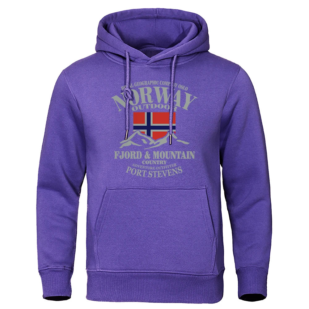 Felpa Oversize Norway FjordFashion – Hoodie Alta Qualità Stile Streetwear & Mountain Wear (S-XXL)