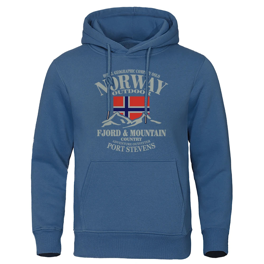 Felpa Oversize Norway FjordFashion – Hoodie Alta Qualità Stile Streetwear & Mountain Wear (S-XXL)