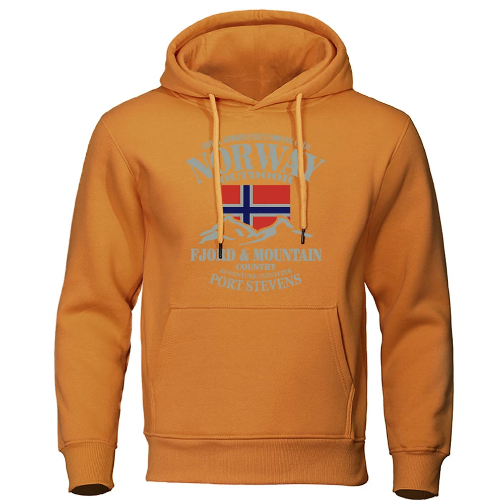 Felpa Oversize Norway FjordFashion – Hoodie Alta Qualità Stile Streetwear & Mountain Wear (S-XXL)