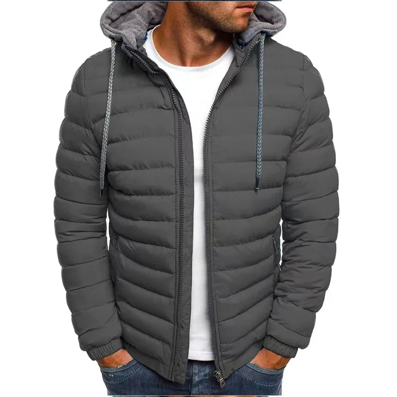 Giacca Uomo Autunno/Inverno – Giacca Formale da Uomo con Zip | Spessa, Calda, in Poliestere
