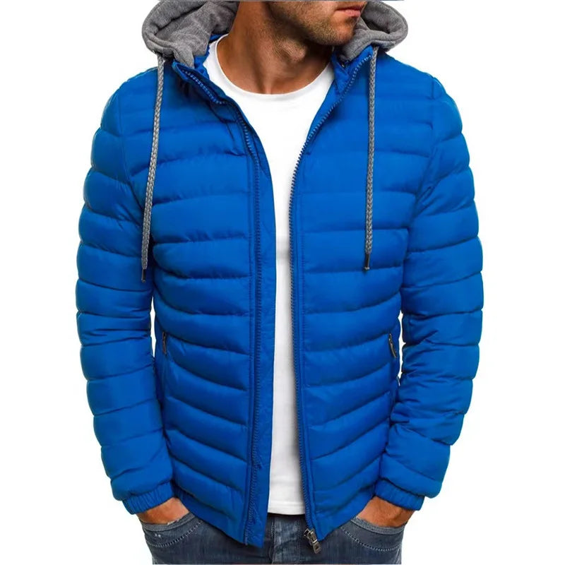 Giacca Uomo Autunno/Inverno – Giacca Formale da Uomo con Zip | Spessa, Calda, in Poliestere