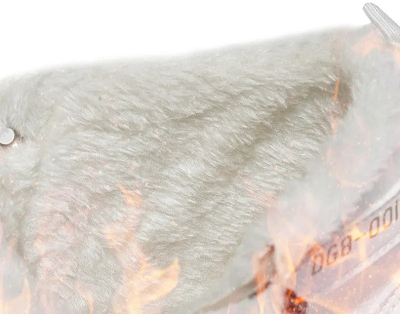 Scarpe da Donna Invernali – Stivaletti Caldi alla Caviglia | Sneakers Antiscivolo | Stivali da Neve e da Moto