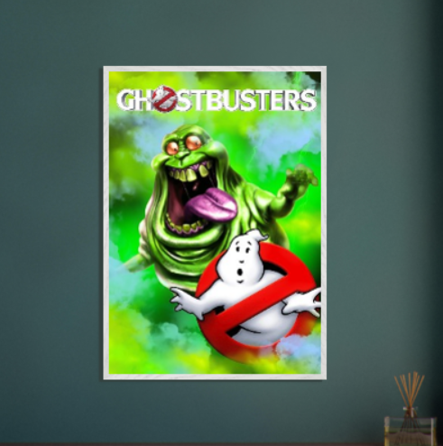 Ghostbusters ( collezione Cinema ): Con cornice in legno pregiato di vari colori