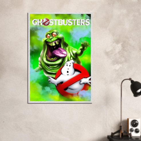 Ghostbusters ( collezione Cinema ): Con cornice in legno pregiato di vari colori