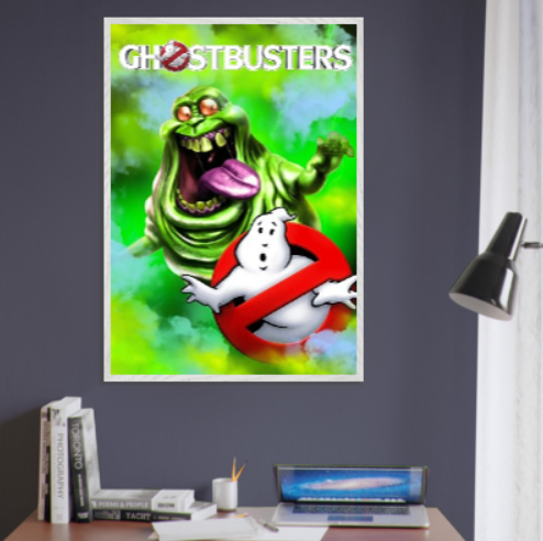 Ghostbusters ( collezione Cinema ): Con cornice in legno pregiato di vari colori