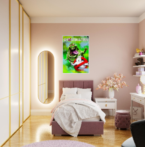 Ghostbusters ( collezione Cinema ): Con cornice in legno pregiato di vari colori