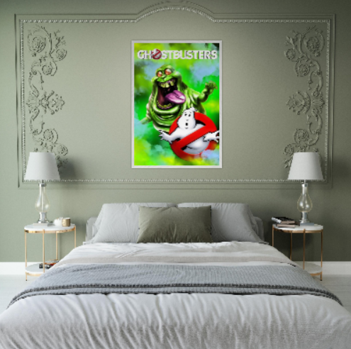 Ghostbusters ( collezione Cinema ): Con cornice in legno pregiato di vari colori