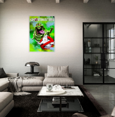 Ghostbusters ( collezione Cinema ): Con cornice in legno pregiato di vari colori