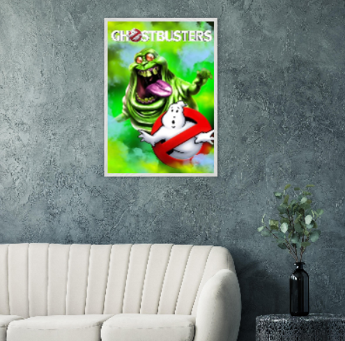 Ghostbusters ( collezione Cinema ): Con cornice in legno pregiato di vari colori