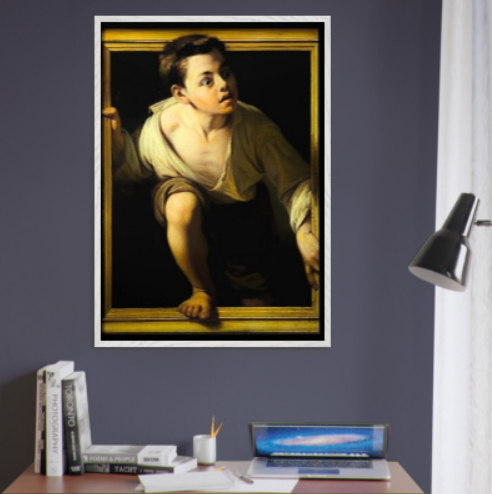 Il ragazzo che esce dal quadro - Michelangelo Merisi da Caravaggio - 1596–1598