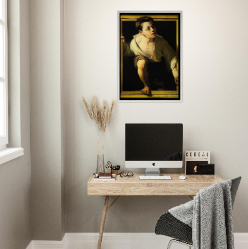 Il ragazzo che esce dal quadro - Michelangelo Merisi da Caravaggio - 1596–1598