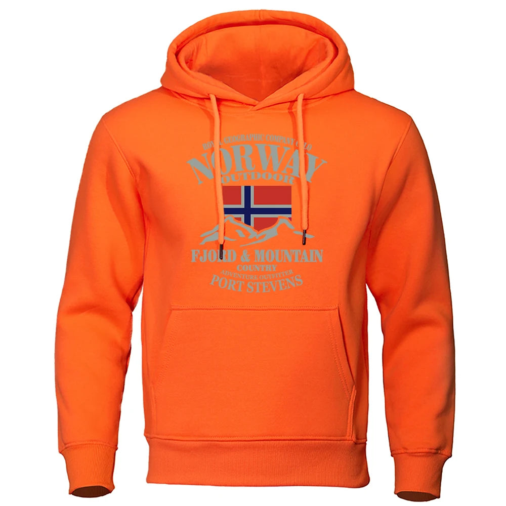 Felpa Oversize Norway FjordFashion – Hoodie Alta Qualità Stile Streetwear & Mountain Wear (S-XXL)