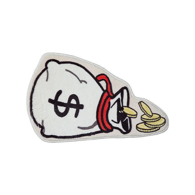 tappetino della buona sorte raffigurante dollari