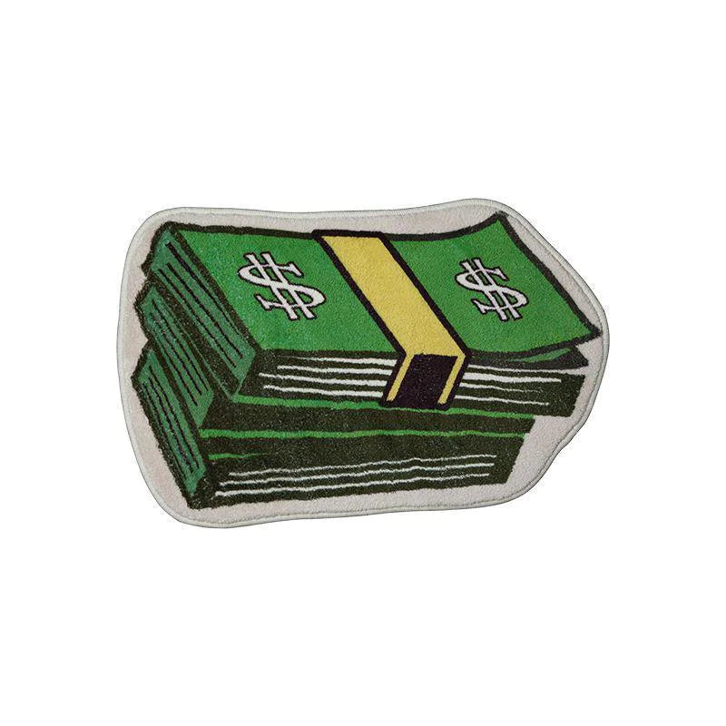 tappetino della buona sorte raffigurante dollari