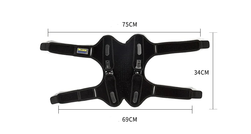 Tutore di supporto per il ginocchio con dispositivo di protezione della rotula